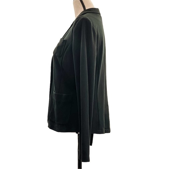 LIZ Claiborne Black 3-Button Blazer Jacket Medium - Picture 4 of 14